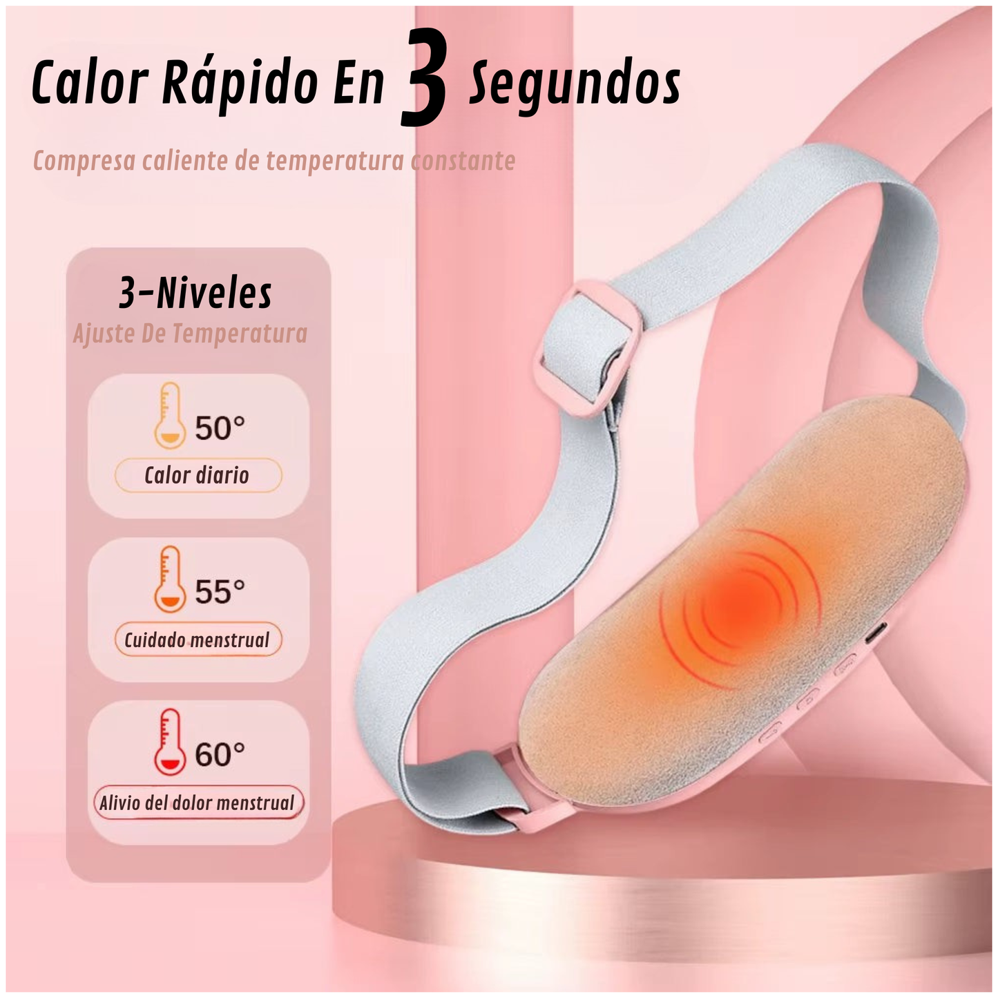 Masajeador eléctrico de cólicos inteligente