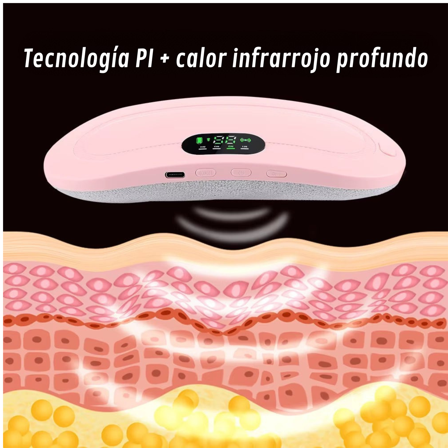 Masajeador eléctrico de cólicos inteligente